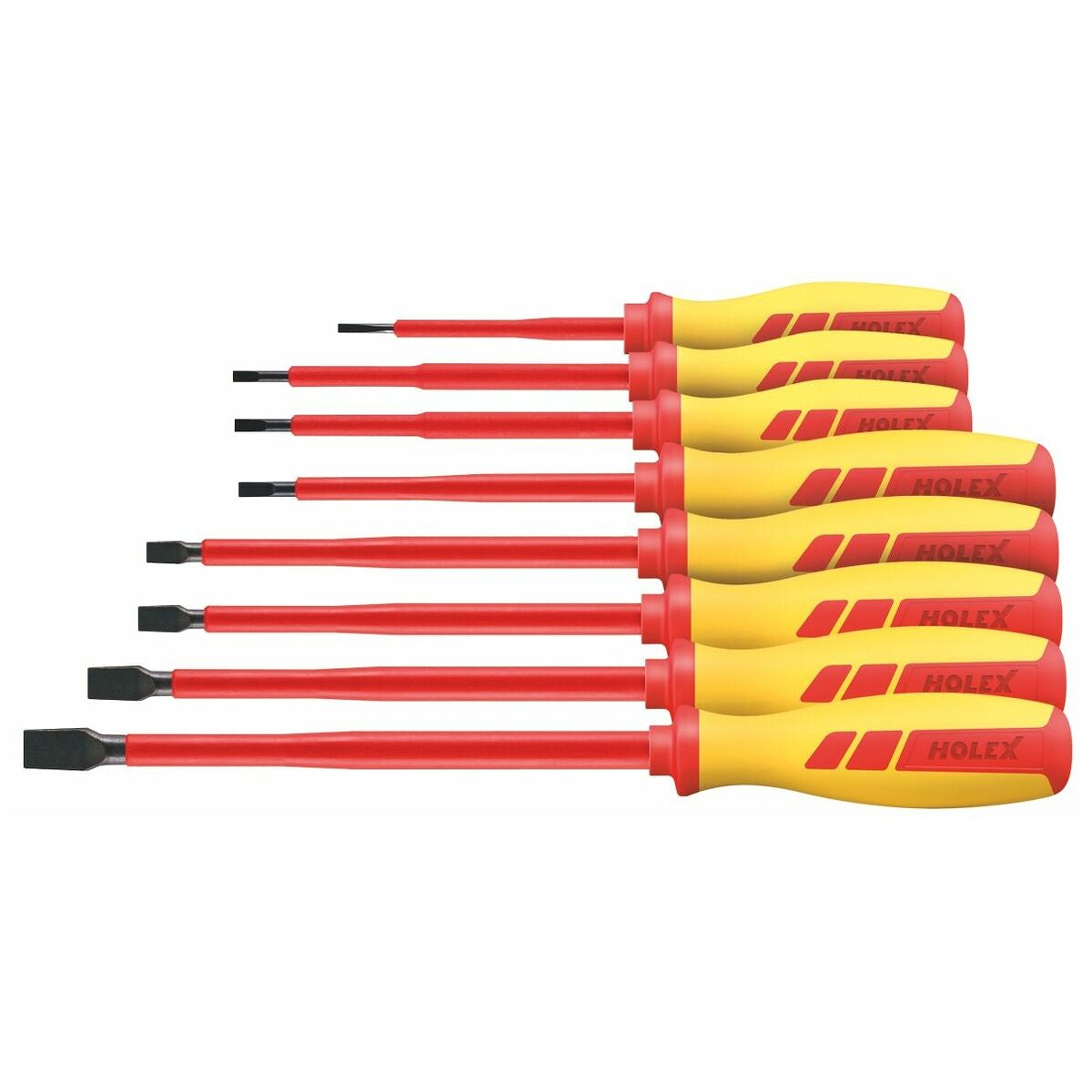 BỘ 8 CÂY VÍT DẸP CÁCH ĐIỆN 1000V HOLEX 663311 8 BỘ 8 CÂY VÍT DẸP CÁCH ĐIỆN 1000V HOLEX 663311 8